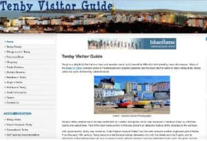 Tenby Visitor Guide Website